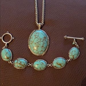 Lucky Brand necklace and bracelet